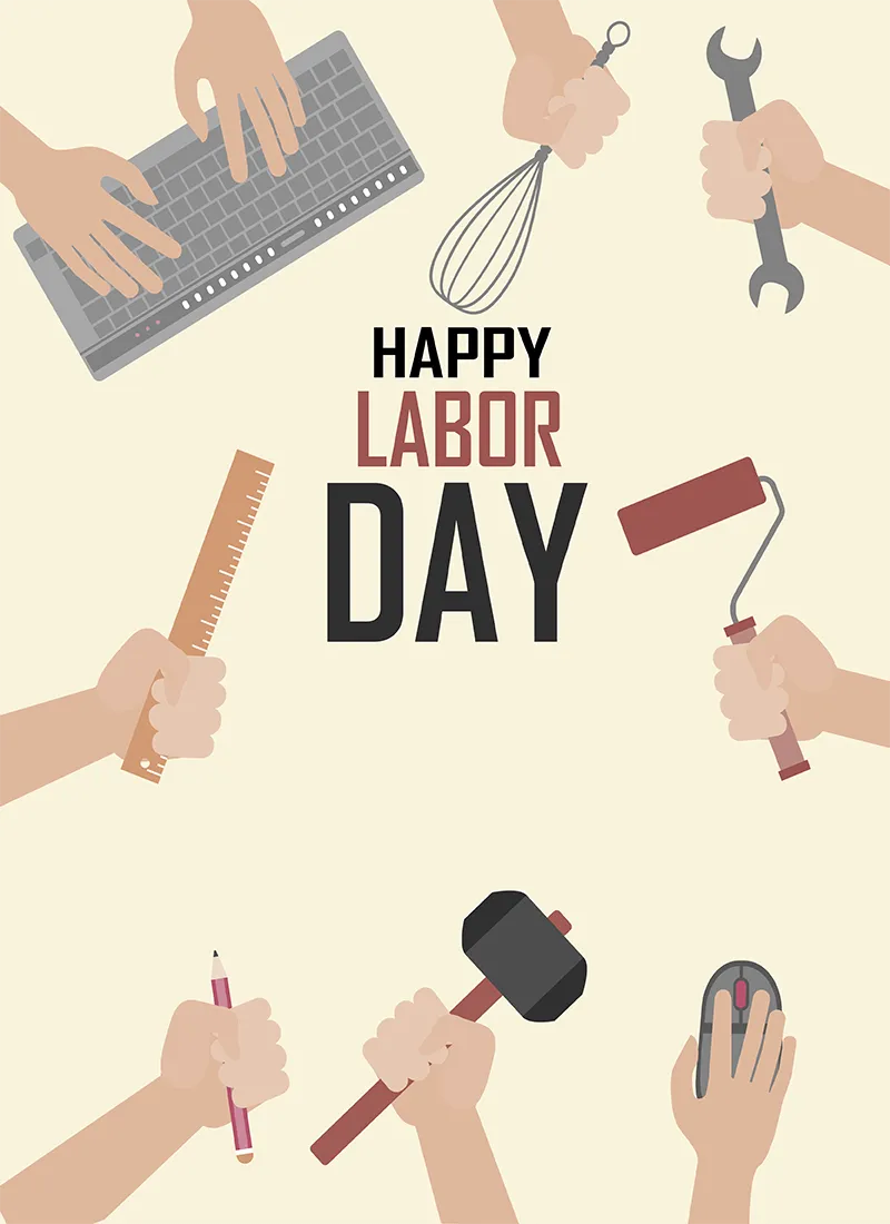 Labor Day Greeting Cards 51088
