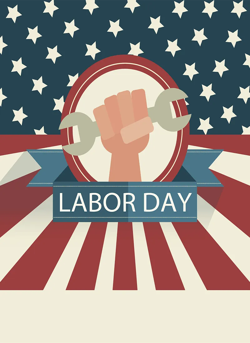 Labor Day Greeting Cards 51112