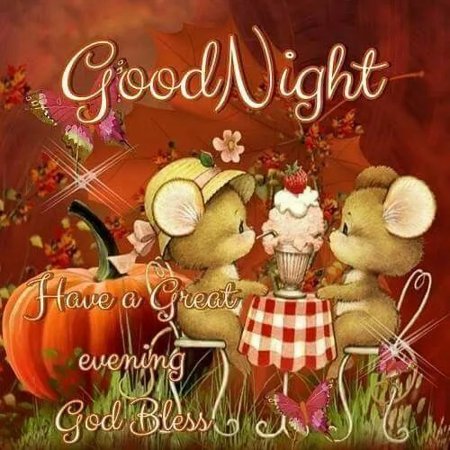 Good Night Greetings Greeting Cards 25811