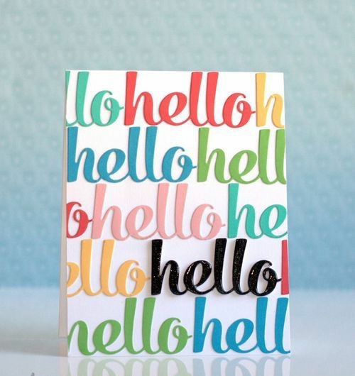 Hi Hello Greetings Greeting Cards 99847