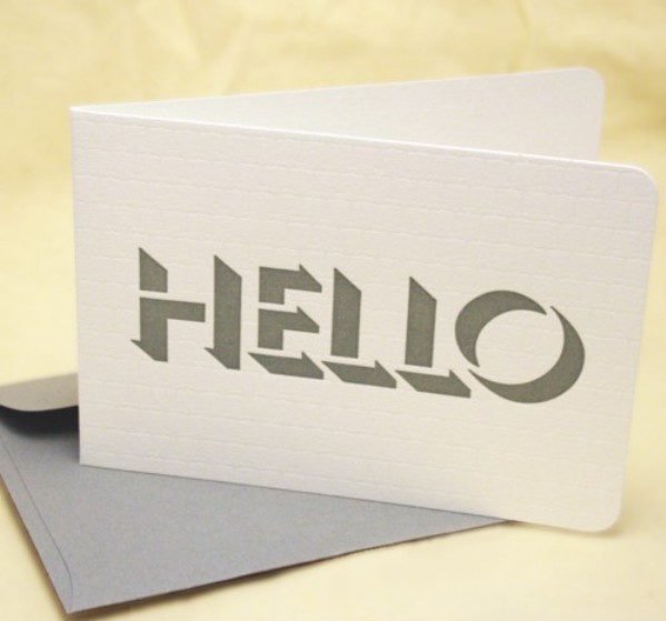 Hi Hello Greetings Greeting Cards 99842
