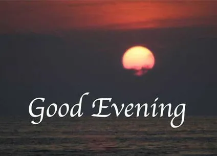 Good Evening Greetings Greeting Cards 8998