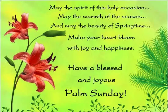Palm Sunday Greeting Cards 17179