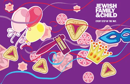 Purim Greeting Cards 17386