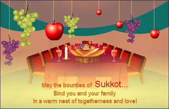 Sukkot Greeting Cards 17514