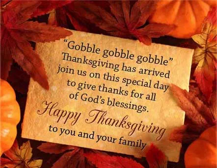 Thanksgiving Day Greeting Cards 21361