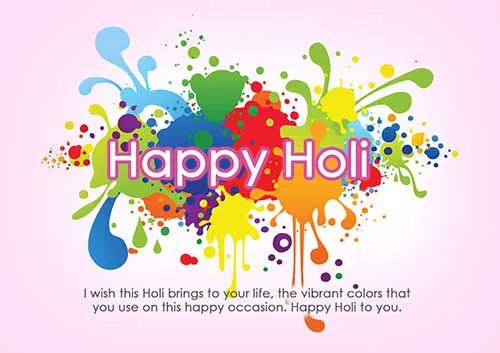 Holi Greeting Cards 16077