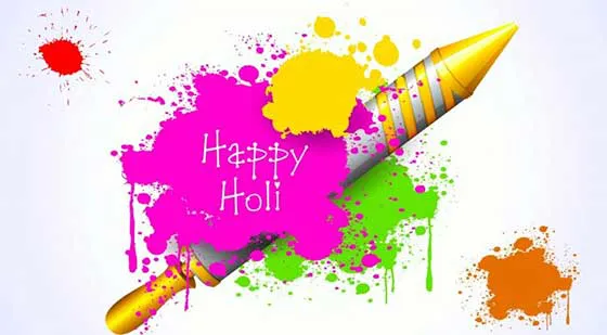 Holi Greeting Cards 16078