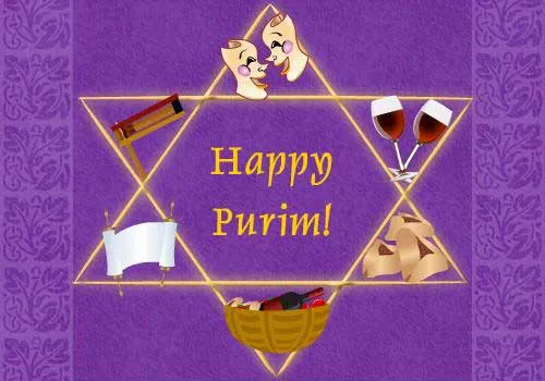 Purim Greeting Cards 17381