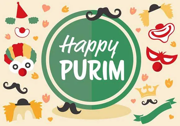 Purim Greeting Cards 17384