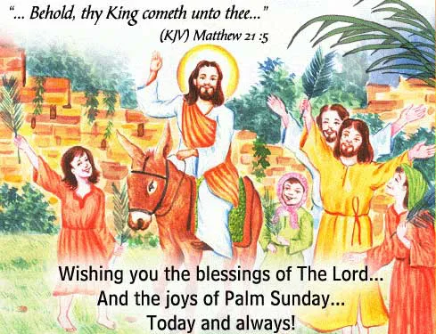 Palm Sunday Greeting Cards 17187