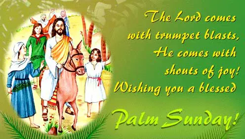 Palm Sunday Greeting Cards 17190