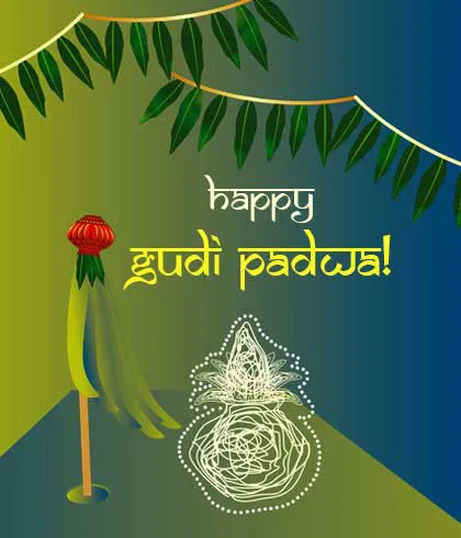 Gudi Padwa Greeting Cards 15765
