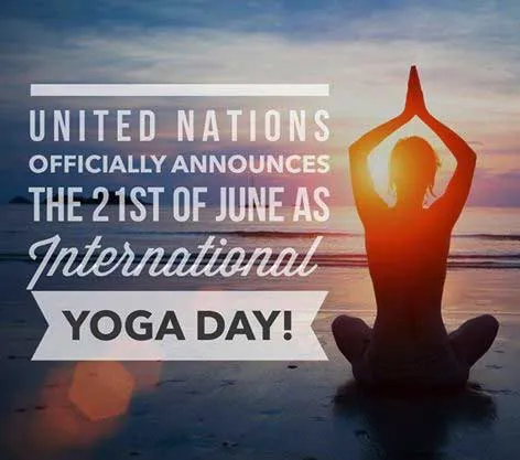 International Yoga Day Greeting Cards 20603