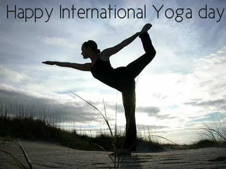 International Yoga Day Greeting Cards 20606