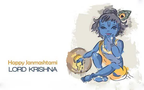 Krishna Janmashtami Greeting Cards 16239