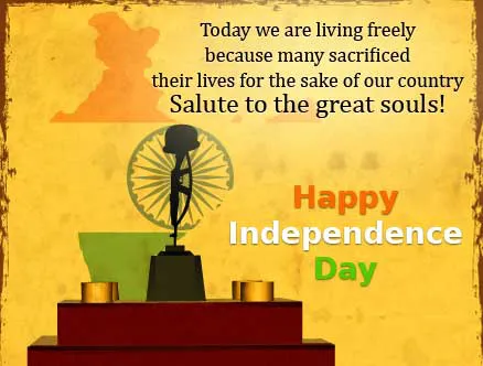 Independence Day Greetings Greeting Cards 16167