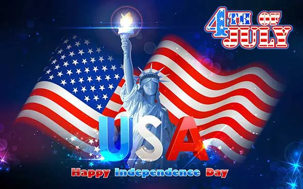 Happy 4th July Greeting Cards 20395