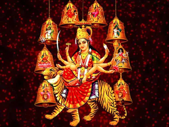 Navratri Greeting Cards 16556