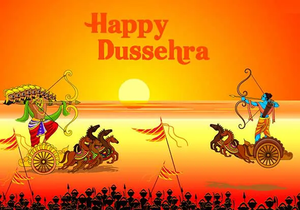 Dussehra Greeting Cards 15654