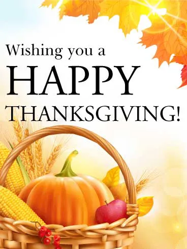 Thanksgiving Day Greeting Cards 21371
