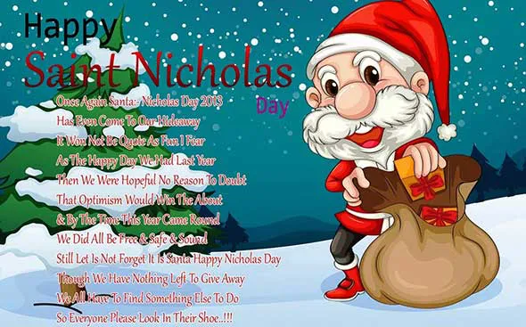 St.Nicholas Day Greeting Cards 17311