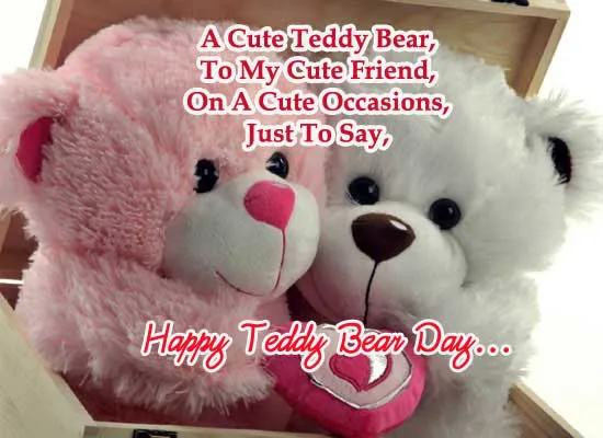 Teddy Day Greeting Cards 21303