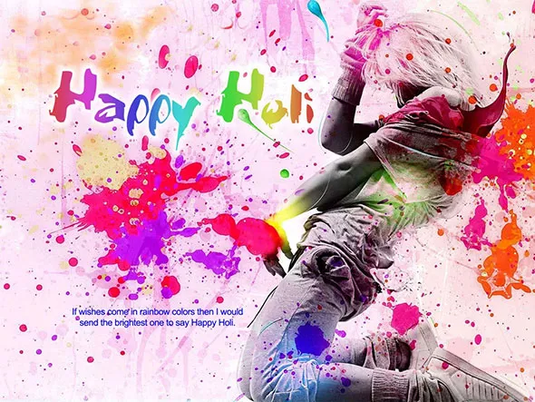 Holi Greeting Cards 16108