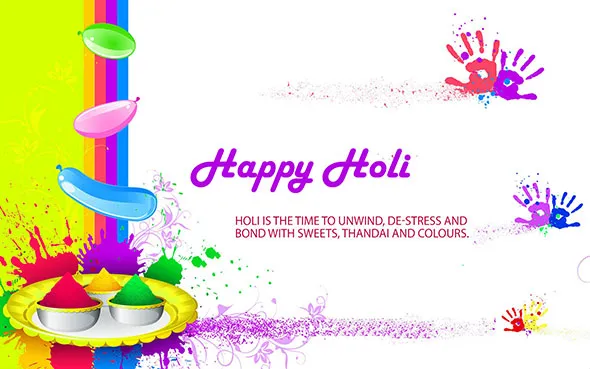 Holi Greeting Cards 16100