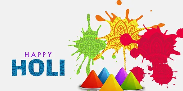 Holi Greeting Cards 16098