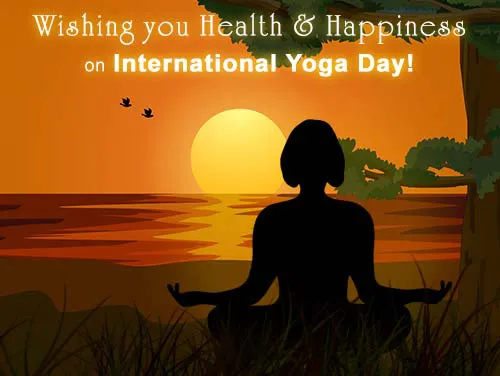 International Yoga Day Greeting Cards 20609