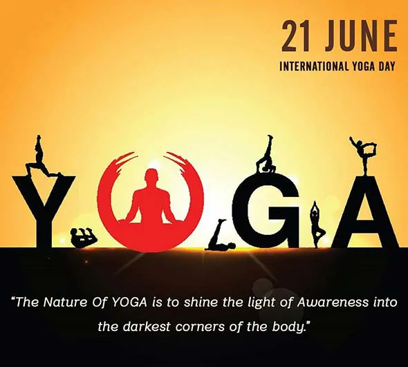 International Yoga Day Greeting Cards 20620