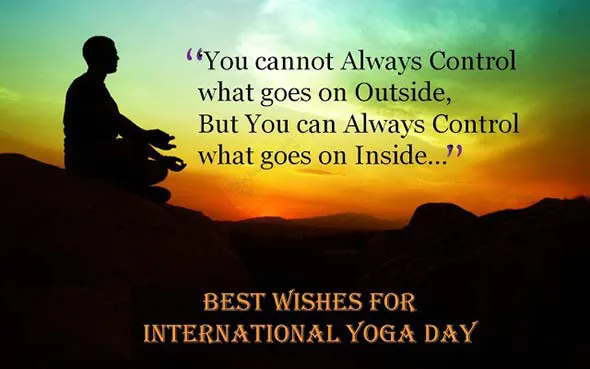 International Yoga Day Greeting Cards 20621
