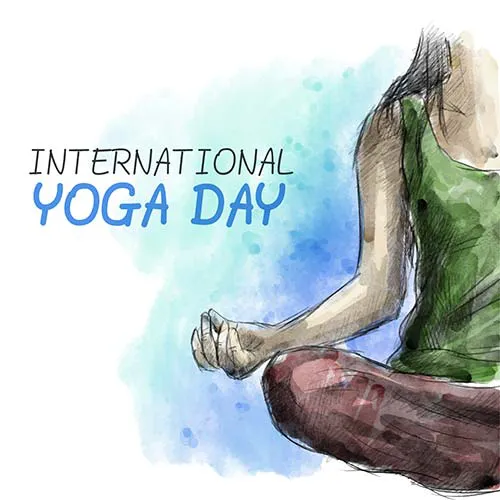 International Yoga Day Greeting Cards 20618