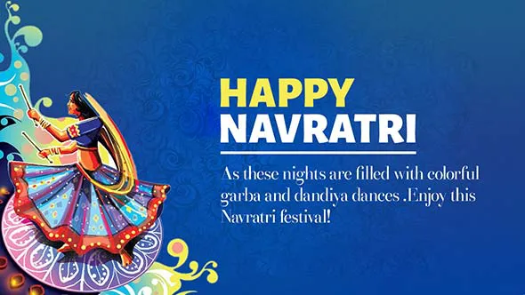 Navratri Greeting Cards 16558