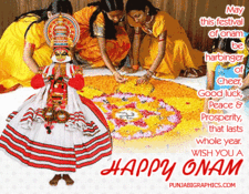 Onam Greeting Cards 99505