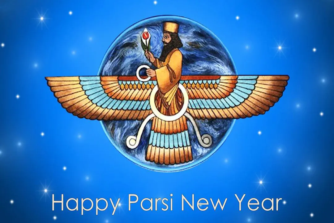 Navroz Parsi New Year Greeting Cards 