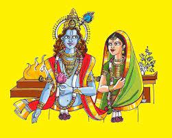Tulsi Vivha Greeting Cards 