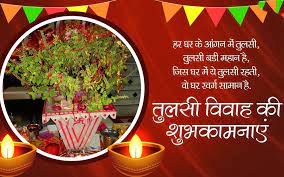 Tulsi Vivha Greeting Cards 
