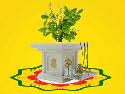 Tulsi Vivha Greeting Cards 
