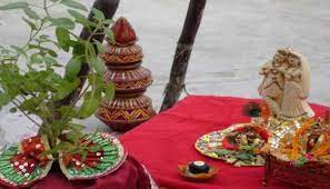 Tulsi Vivha Greeting Cards 