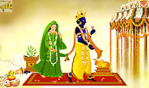 Tulsi Vivha Greeting Cards 