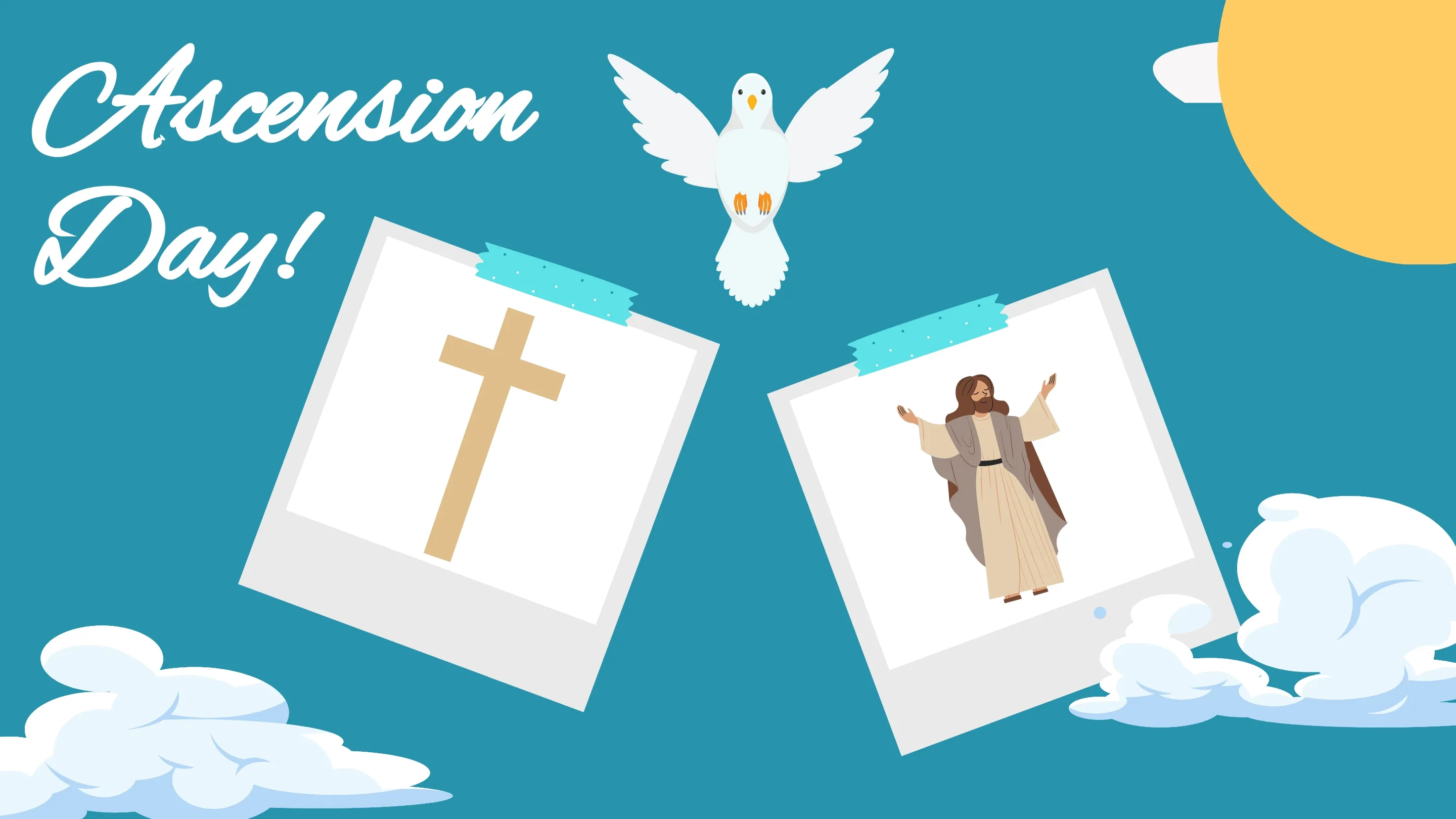 Ascention Day Greeting Cards 