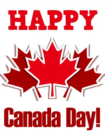 Canada Day Greeting Cards 