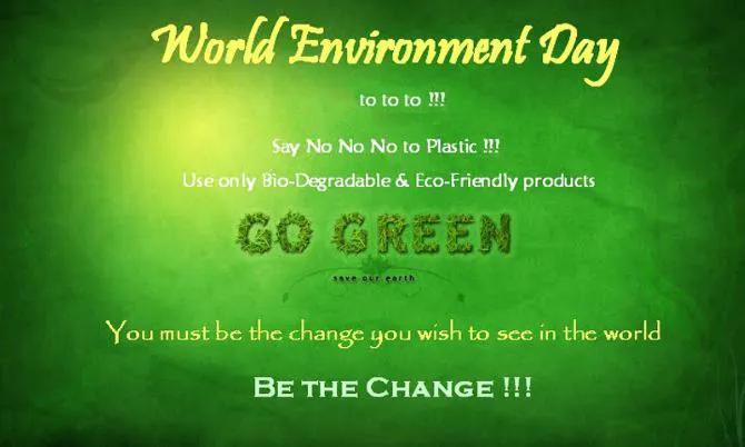 Environemnt Day Greeting Cards 