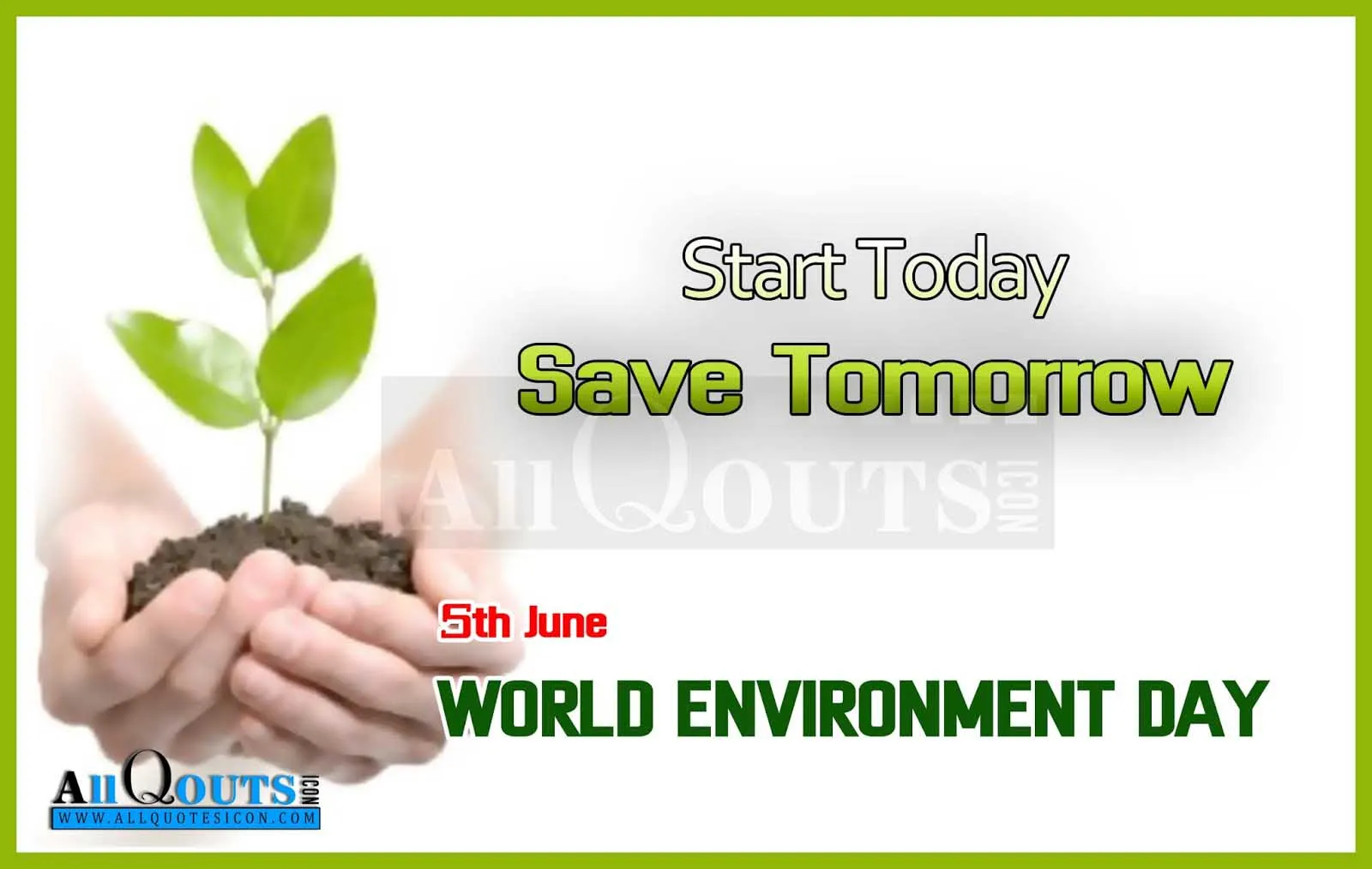 Environemnt Day Greeting Cards 