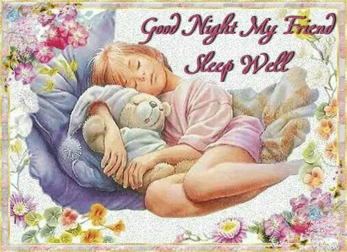 Good Night Greetings Greeting Cards 25810