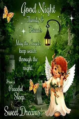 Good Night Greetings Greeting Cards 25934