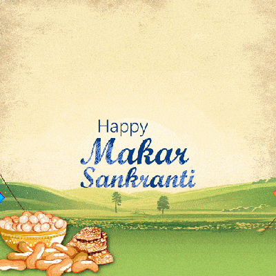 Makar Sankranti Greeting Cards 100534