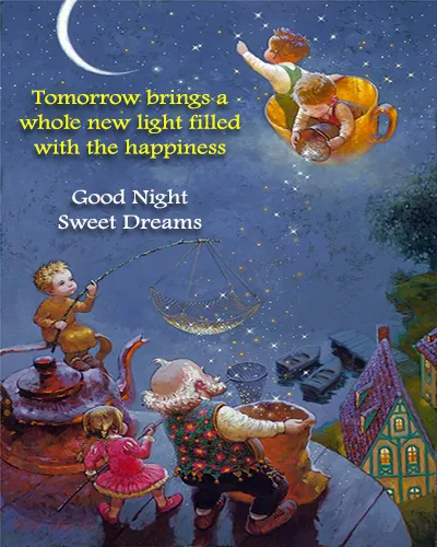 Good Night Greetings Greeting Cards 26008